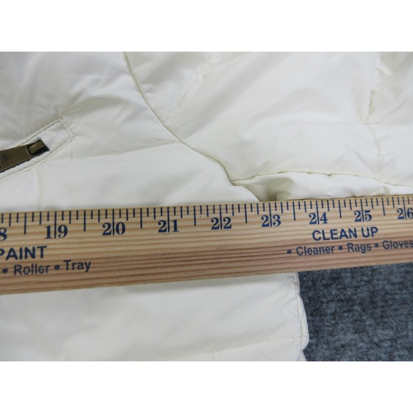 Women's Cream Puffer Coat - Picture 8 of 16